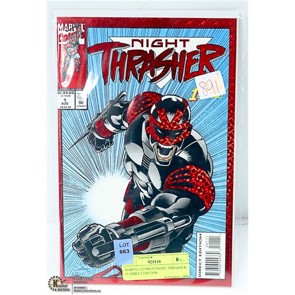 MARVEL COMICS NIGHT THRASHER #1 DIRECT EDITION