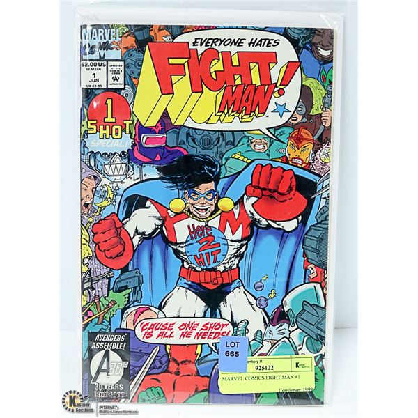 MARVEL COMICS FIGHT MAN #1