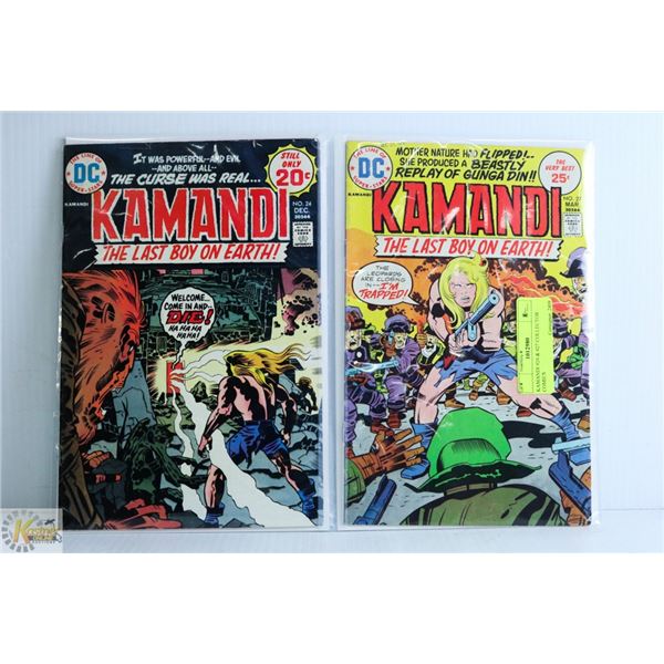 KAMANDI #24 & #27 COLLECTOR COMICS