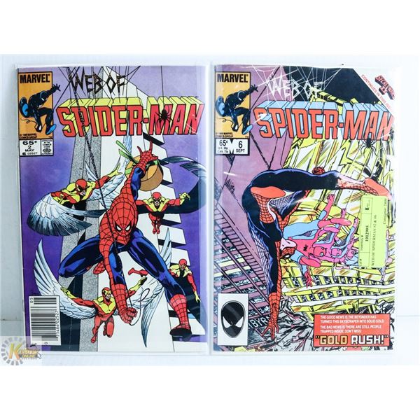 WEB OF SPIDERMAN #2 & #6