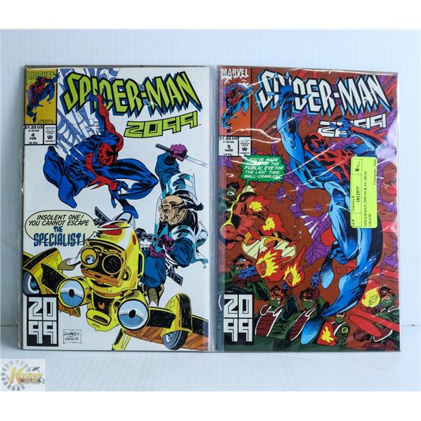 SPIDERMAN 2099 #4 & #5, HIGH GRADE