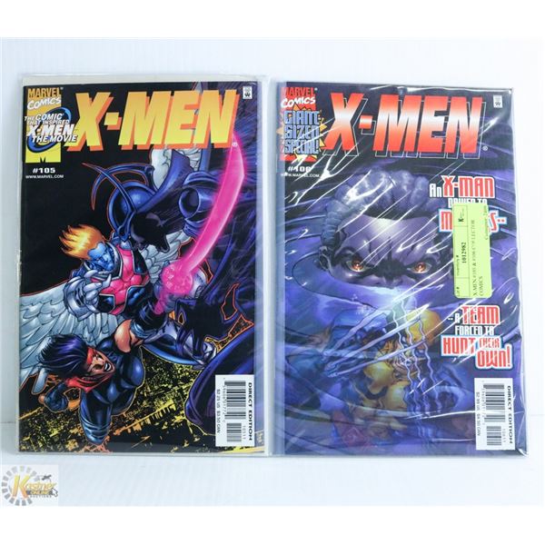 X-MEN #105 & #106 COLLECTOR COMICS