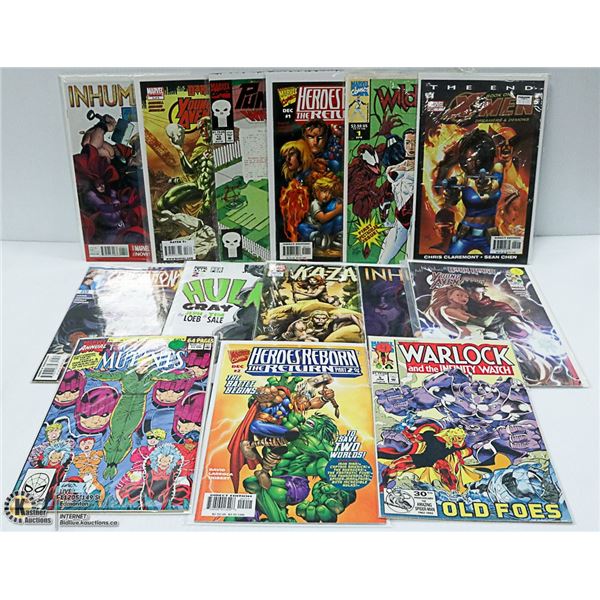 BOX OF 15 RANDOM ASSORTED MARVEL COMICS