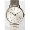 Image 3 : NEW MICHAEL KORS SILVER DIAL ST. STEEL MSRP $345