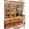 Image 1 : GIBBARD SOLID MAHOGANY FLAT WALL CHINA CABINET