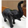 Image 1 : HANDCRAFTED LEATHER ELEPHANT STATUE