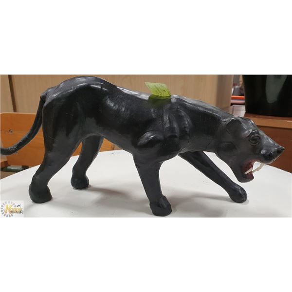 HANDCRAFTED LEATHER BLACK PANTHER
