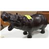 Image 1 : HANDCRAFTED LEATHER HIPPO