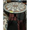 Image 1 : ROUND CERAMIC PATIO TABLE