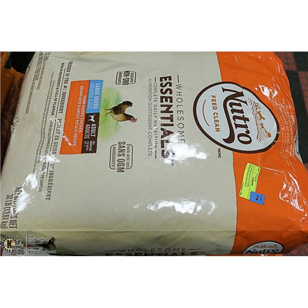 FOUR 13.61KG BAGS OF NUTRO WHOLESOME ESSENTIALS
