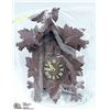 Image 1 : WEST GERMAN WOOD CUCKOO CLOCK BLACK FOREST