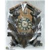 Image 1 : WEST GERMAN WOOD CUCKOO CLOCK BLACK FOREST