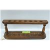 Image 1 : 1960'S SOLID WOOD PIPE TOBACCO STAND DISPLAY