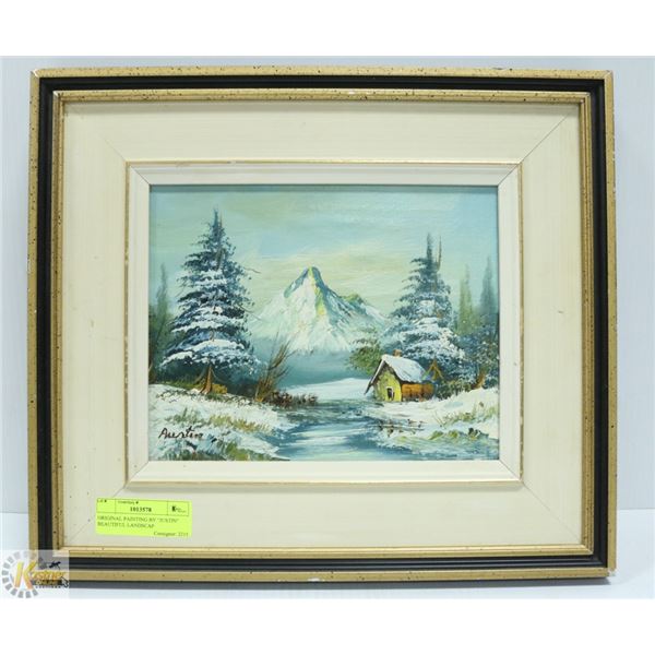 ORIGINAL PAINTING BY "AUSTIN" BEAUTIFUL LANDSCAP