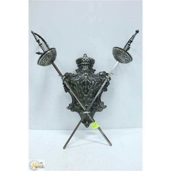 METAL MADE IN JAPAN SWORDS AND SHEILD