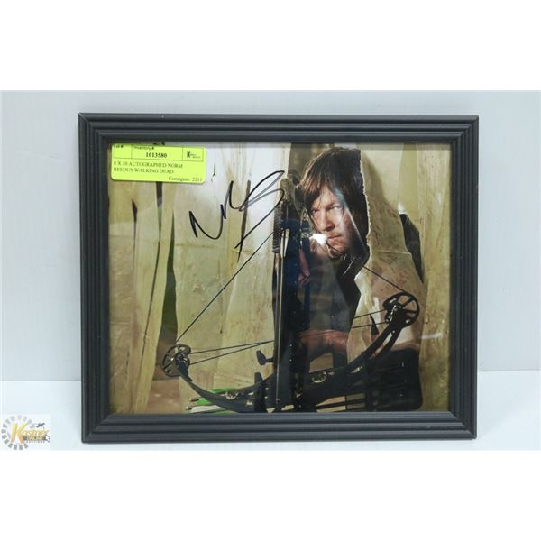 8 X 10 AUTOGRAPHED NORM REEDUS WALKING DEAD