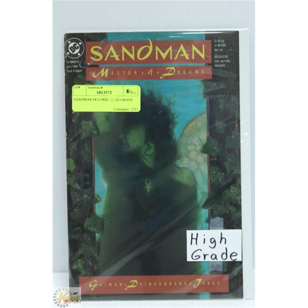 SANDMAN #8 COMIC HIGH GRADE