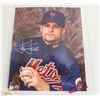 Image 1 : JASON JACOME  SIGNED METS 8 X 10 PHOTO