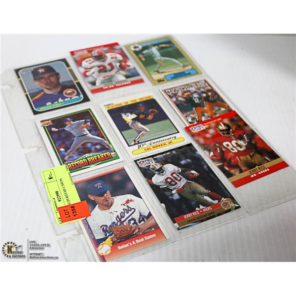 9 SPORTS SUPERSTAR CARDS