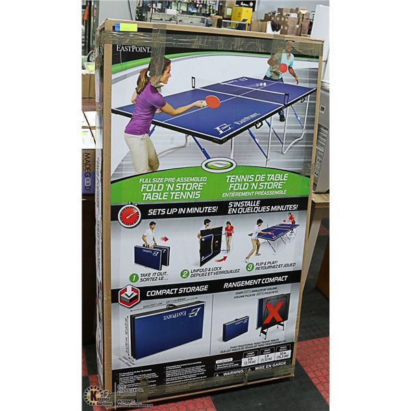 EASTPOINT FOLD N STORE TABLE TENNIS
