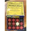 Image 1 : VINTAGE BRUNSWICK SNOOKER BALLS
