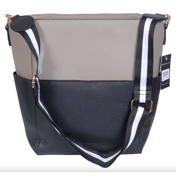 NEW TWO TONE LUXANNE SHOULDER BAG