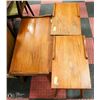 Image 1 : ESTATE VINTAGE SOLID WOOD 3-PC