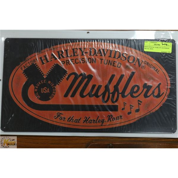 NEW OFFICIAL HARLEY-DAVIDSON METAL SIGN