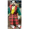 Image 1 : 25" ANTIQUE CLOWN WITH PORCELAIN HANDS AND SHOES