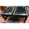 Image 1 : 2 SIDE TABLES MEASURING 24 X 16 X 15