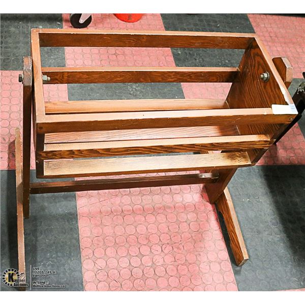 SOLID PINE DOLL CRADLE