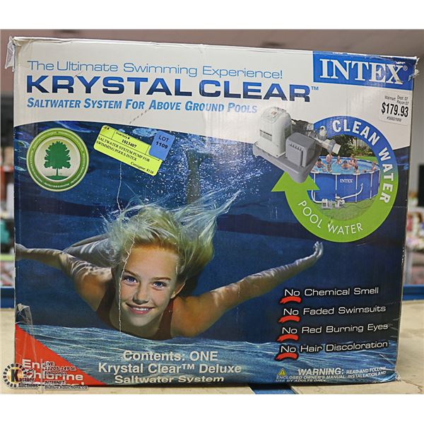 SALTWATER SYSTEM PUMP FOR SWIMMING POOLS INTEX