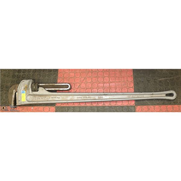 RIDGID 48” ALUMINUM PIPE WRENCH