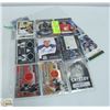 Image 1 : 16 X JERSEY, AUTOGRAPHED COA CARDS #'ED MORE