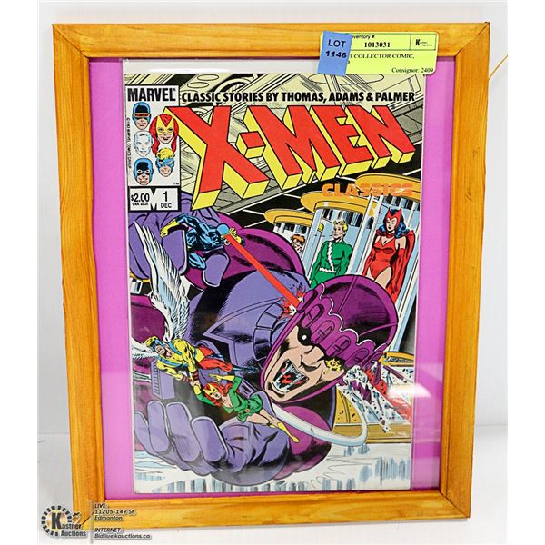 X-MEN #1 COLLECTOR COMIC, FRAMED