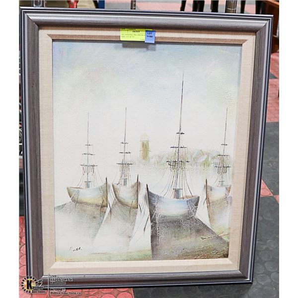 OIL PAINTING ON CANVAS BY RUTH SIZE 15.6“ X” 20“