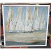 Image 1 : FRAMED PRINT: SAIL BOATS