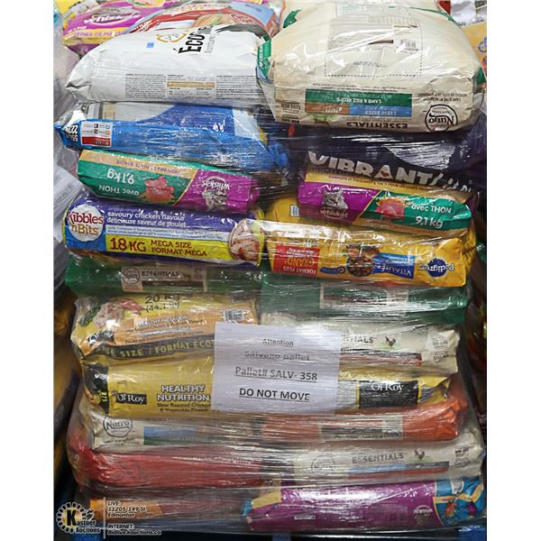 PALLET OF PET FOOD