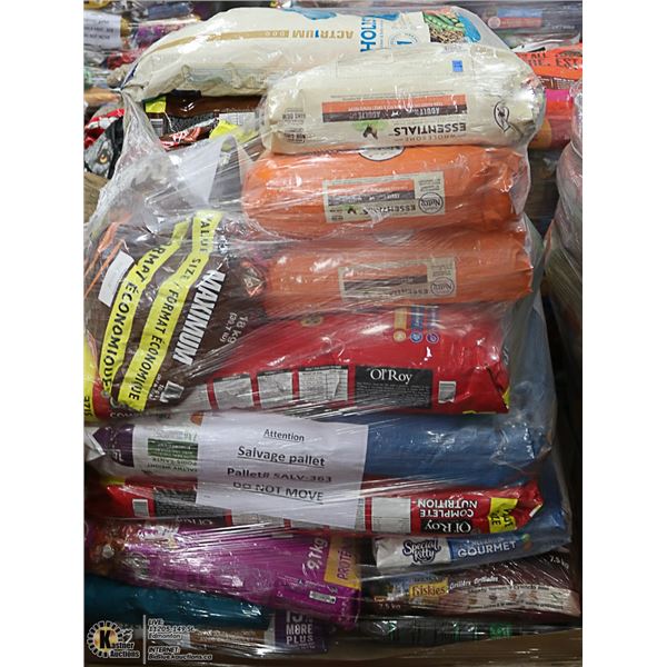 PALLET OF PET FOOD