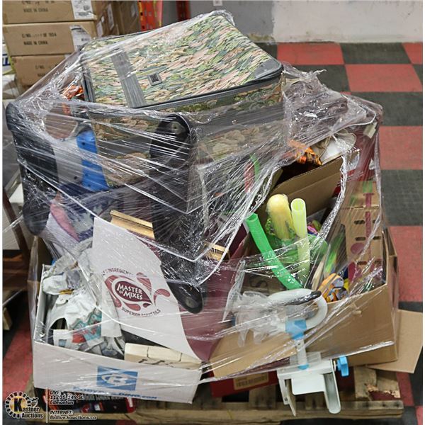 PALLET OF ESTATE MISCELLANIOUS: MUST BE REMOVED