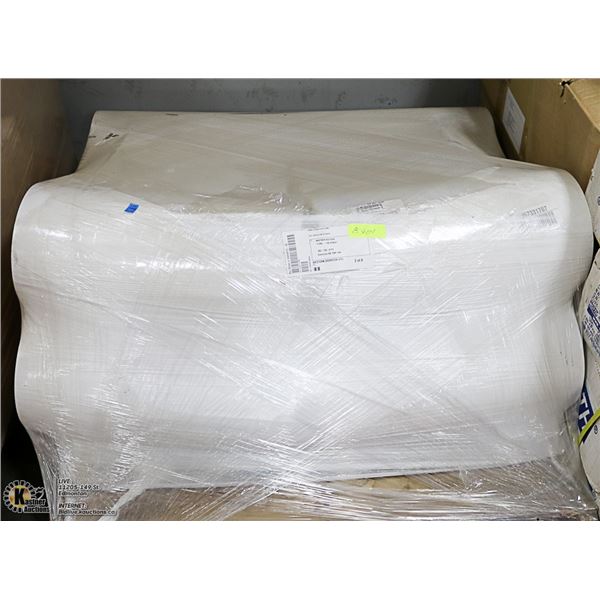 PALLET WITH 10 EXTRA LARGE ROLLS OF SHRINK WRAP