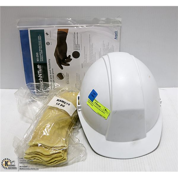 HONEYWELL SAFETY HAT WITH CHIN STRAP