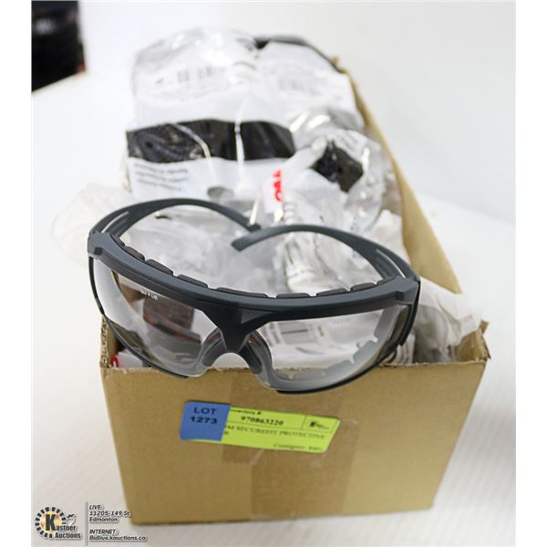 BOX OF 3M SECUREFIT PROTECTIVE EYEWEAR