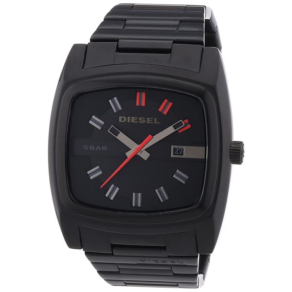 NEW DIESEL BLACK 47MM BLACK DIAL WATCH MSRP $249