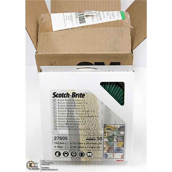 PACK OF 5 3M RADIAL BRISTLE BRUSHES T-A-50