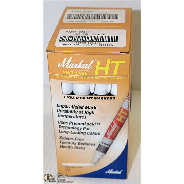 LOT OF 2 8 PACKS WHITE LIQUID PAINT MARKERS