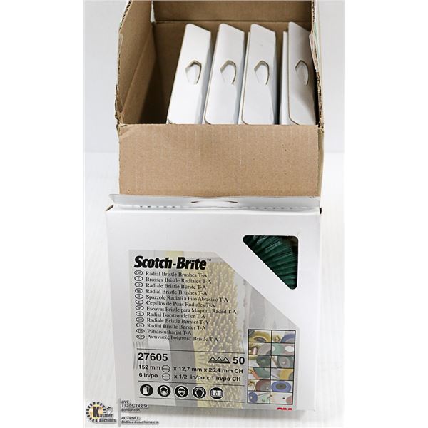 PACK OF 5 3M RADIAL BRISTLE BRUSHES T-A-50