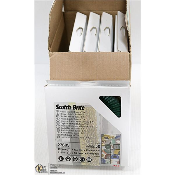 PACK OF 5 3M RADIAL BRISTLE BRUSHES T-A-50