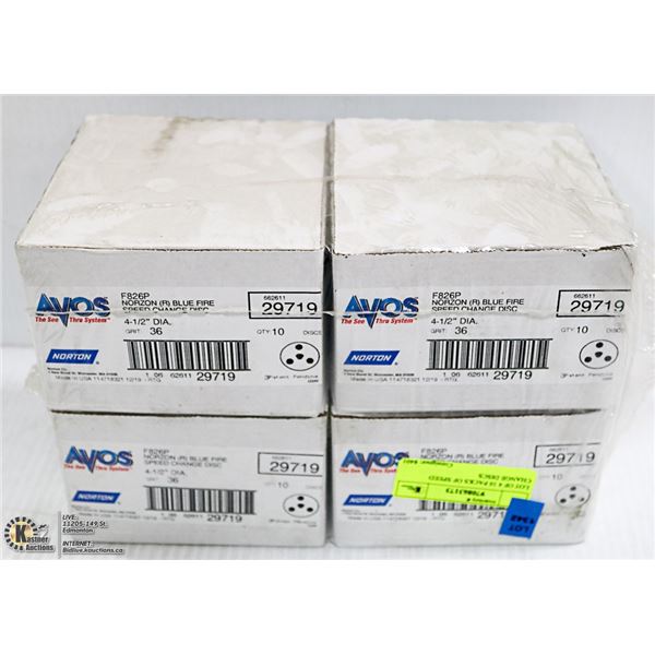 LOT OF 4 10 PACKS OF SPEED CHANGE DISCS