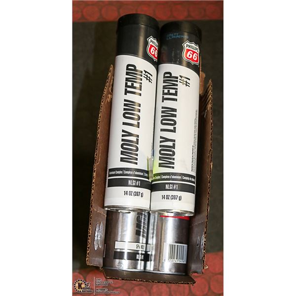 BOX OF 12 TUBES OF GREASE